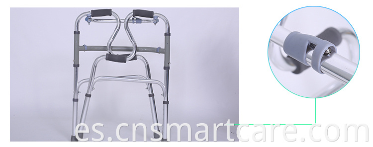 Plegable Walker Rollator Medical ajustable para un caminante de aluminio para niños adultos